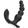 Черная анальная виброёлочка Anal Bead Vibrator с пультом ДУ