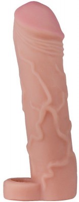 Фаллоудлинитель с кольцом COCK size XL - 21 см.