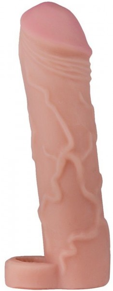 Фаллоудлинитель с кольцом COCK size XL - 21 см.