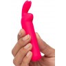 Розовая вибропуля с ушками Rechargeable Rabbit Ears Bullet Vibrator