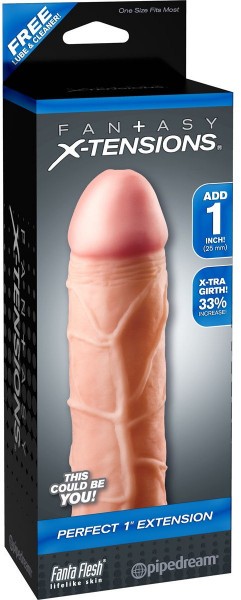 Телесная насадка Perfect 1  Extension - 17,7 см.
