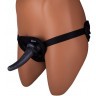 Страпон с 2 насадками и вибрацией UniStrap - 19 и 12 см.