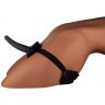 Страпон с 2 насадками и вибрацией UniStrap - 19 и 12 см.