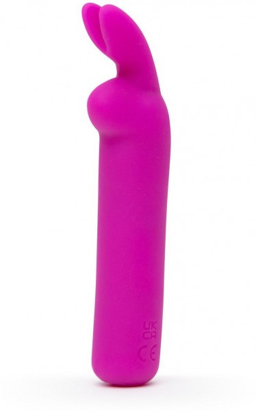 Лиловая вибропуля с ушками Rechargeable Rabbit Ears Bullet Vibrator