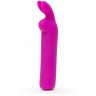 Лиловая вибропуля с ушками Rechargeable Rabbit Ears Bullet Vibrator
