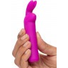 Лиловая вибропуля с ушками Rechargeable Rabbit Ears Bullet Vibrator
