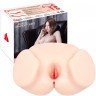 Мастурбатор-полуторс с двойным слоем материала Vanilla Onahole Real Vagina