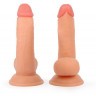 Телесный реалистичный фаллоимитатор Erowoman - 18 см.