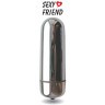Серебристая гладкая вибропуля Sexy Friend - 8,3 см.