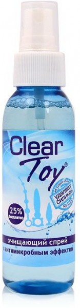 Очищающий спрей Clear Toy с антимикробным эффектом - 100 мл.