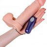 Страпон с 2 насадками и вибрацией UniStrap - 20 и 18 см.