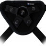 Страпон с 2 насадками и вибрацией UniStrap - 20 и 18 см.