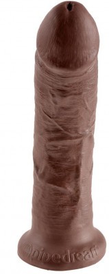 Коричневый фаллоимитатор 8  Cock - 20,3 см.