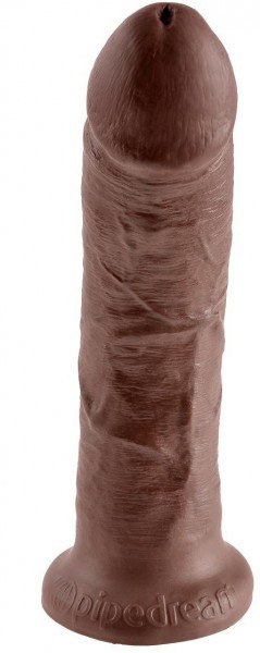 Коричневый фаллоимитатор 8  Cock - 20,3 см.
