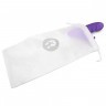 Фиолетовый вибромассажер с клиторальной стимуляцией Clitoral Suction Rabbit - 24,5 см.