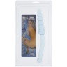 Голубая анальная ёлочка с ручкой Anal Angler - 23 см.
