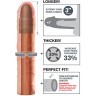 Телесная удлиняющая насадка Perfect 3 Extension - 22 см.