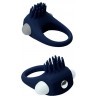 Синее эрекционное виброкольцо STIMU RING