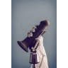 Черный фаллос на присоске Silicone Bendable Dildo XL - 20 см.