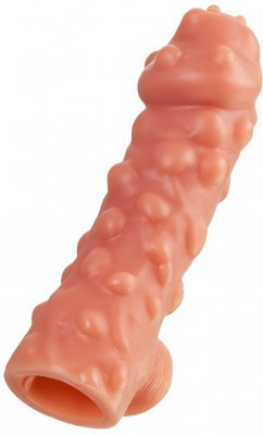 Насадка на фаллос с крупными бугорками Cock Sleeve 003 Size L - 17,6 см.