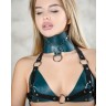 Изумрудный широкий ошейник Wide Emerald Collar