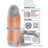 Насадка-расширитель с кольцом для подхвата мошонки Real Feel Enhancer - 14 см.