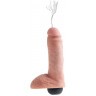 Реалистичный фаллоимитатор с эффектом семяизвержения Squirting Cock with Balls - 20,3 см.