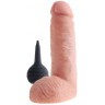 Реалистичный фаллоимитатор с эффектом семяизвержения Squirting Cock with Balls - 20,3 см.