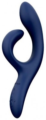 Темно-синий вибратор-кролик We-Vibe Nova 2 - 20,5 см.