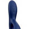 Темно-синий вибратор-кролик We-Vibe Nova 2 - 20,5 см.
