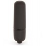 Черная вибропуля X-Basic Bullet Mini One Speed - 5,9 см.