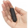 Черная вибропуля X-Basic Bullet Mini One Speed - 5,9 см.