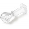 Стеклянный плаг в форме сжатой в кулак руки 5’’ Glass Fist Butt Plug - 13 см.