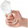 Стеклянный плаг в форме сжатой в кулак руки 5’’ Glass Fist Butt Plug - 13 см.