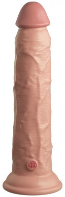 Телесный фаллоимитатор 9  Silicone Dual Density Cock - 25,4 см.