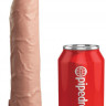 Телесный фаллоимитатор 9  Silicone Dual Density Cock - 25,4 см.