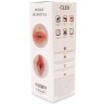 Двусторонний мастурбатор в колбе Cleo - вагина и ротик