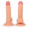 Телесный фаллоимитатор Erowoman - 19,5 см.
