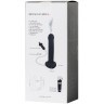 Черный фаллос с имитацией эякуляции Silicon Cum Dildo L - 19,6 см.