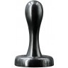 Черная анальная пробка Bowler Plug SM - 8,4 см.