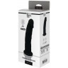 Черный реалистичный фаллоимитатор DILDO 7.5INCH BLACK - 19 см.