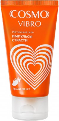 Возбуждающий интимный гель Cosmo Vibro с ароматом манго - 50 гр.