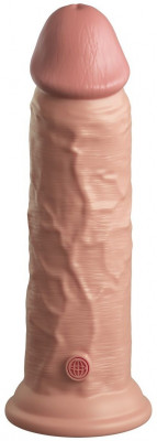 Телесный фаллоимитатор 8  Silicone Dual Density Cock - 22,8 см.