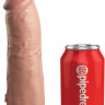 Телесный фаллоимитатор 8  Silicone Dual Density Cock - 22,8 см.