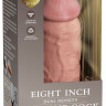 Телесный фаллоимитатор 8  Silicone Dual Density Cock - 22,8 см.