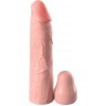 Телесная насадка-удлинитель 1 Inch Silicone X-tension - 17,8 см.