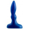 Синий анальный стимулятор Beginners p-spot massager - 11 см.