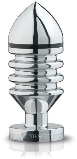 Металлическая анальная пробка Hector Helix Buttplug S - 10 см.
