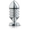 Металлическая анальная пробка Hector Helix Buttplug S - 10 см.