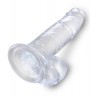 Прозрачный фаллоимитатор 7  Cock with Balls - 20,3 см.